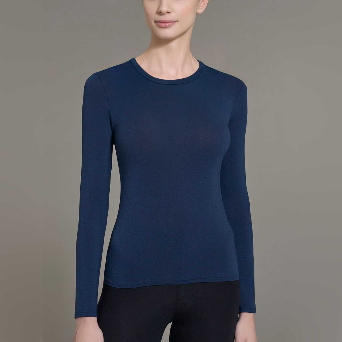 Maglia donna girocollo cashmere e modal Ragno DM03A9