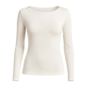 Maglia donna scollo a barca modal e cashmere Ragno DM03AB