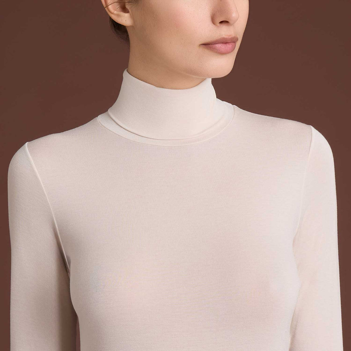 Maglia dolcevita donna cashmere e modal Ragno DM03AK