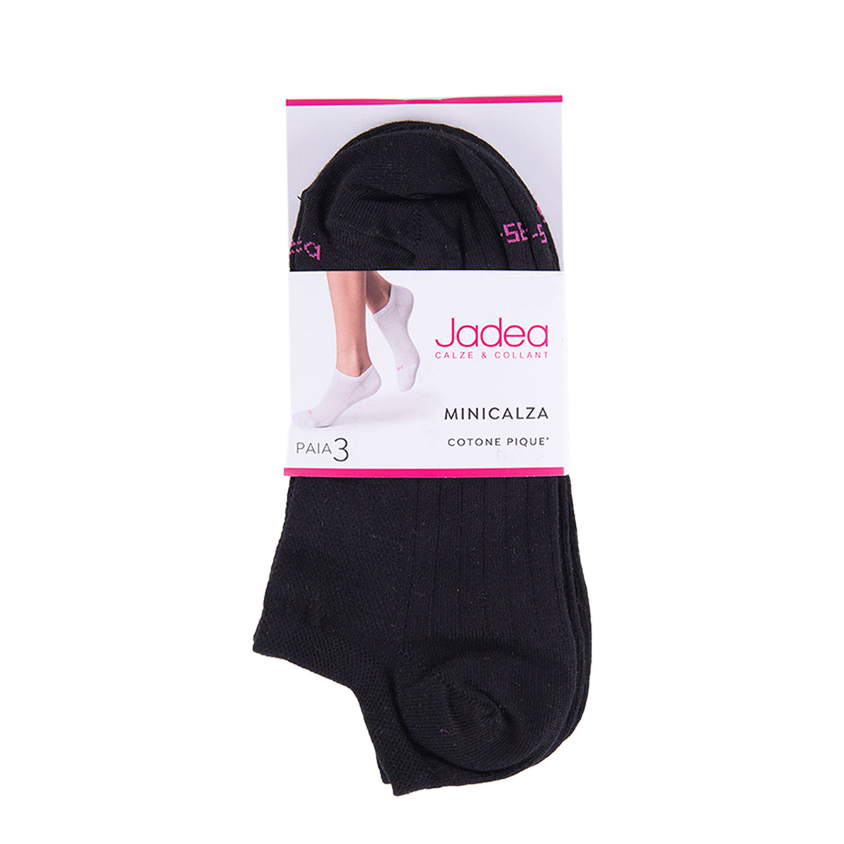 Minicalza donna Jadea JB742 cotone elasticizzato 3 paia