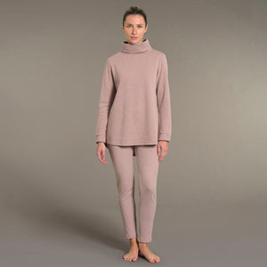 Pigiama donna in caldo cotone collo alto con risvolto Ragno DO80N5