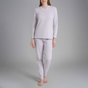 Pigiama donna caldo cotone scollo v Ragno DR70N2