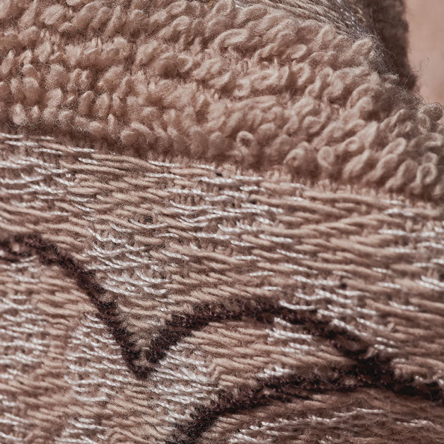 Vingi set asciugamani viso + ospite cotone Dream beige