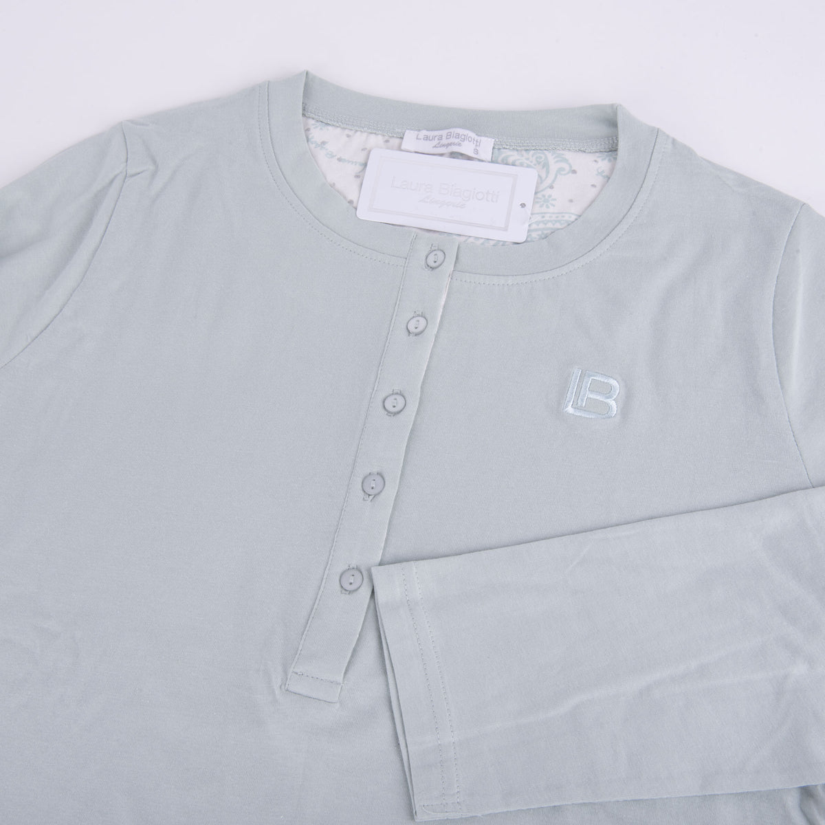 Pigiama Donna Laura Biagiotti 96402 lungo color menta