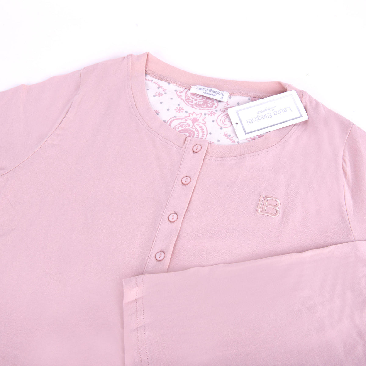 Pigiama Donna Laura Biagiotti 96402 lungo cipria