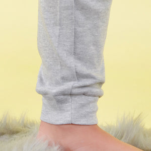 Pigiama bambina ragazza Kappa grigio oro argento 21365 caldo cotone
