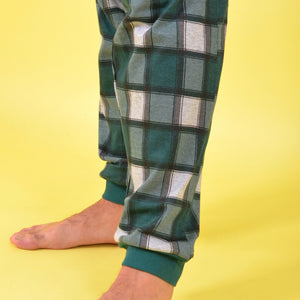 Pigiama uomo invernale Kappa KMW22101 caldo cotone verde