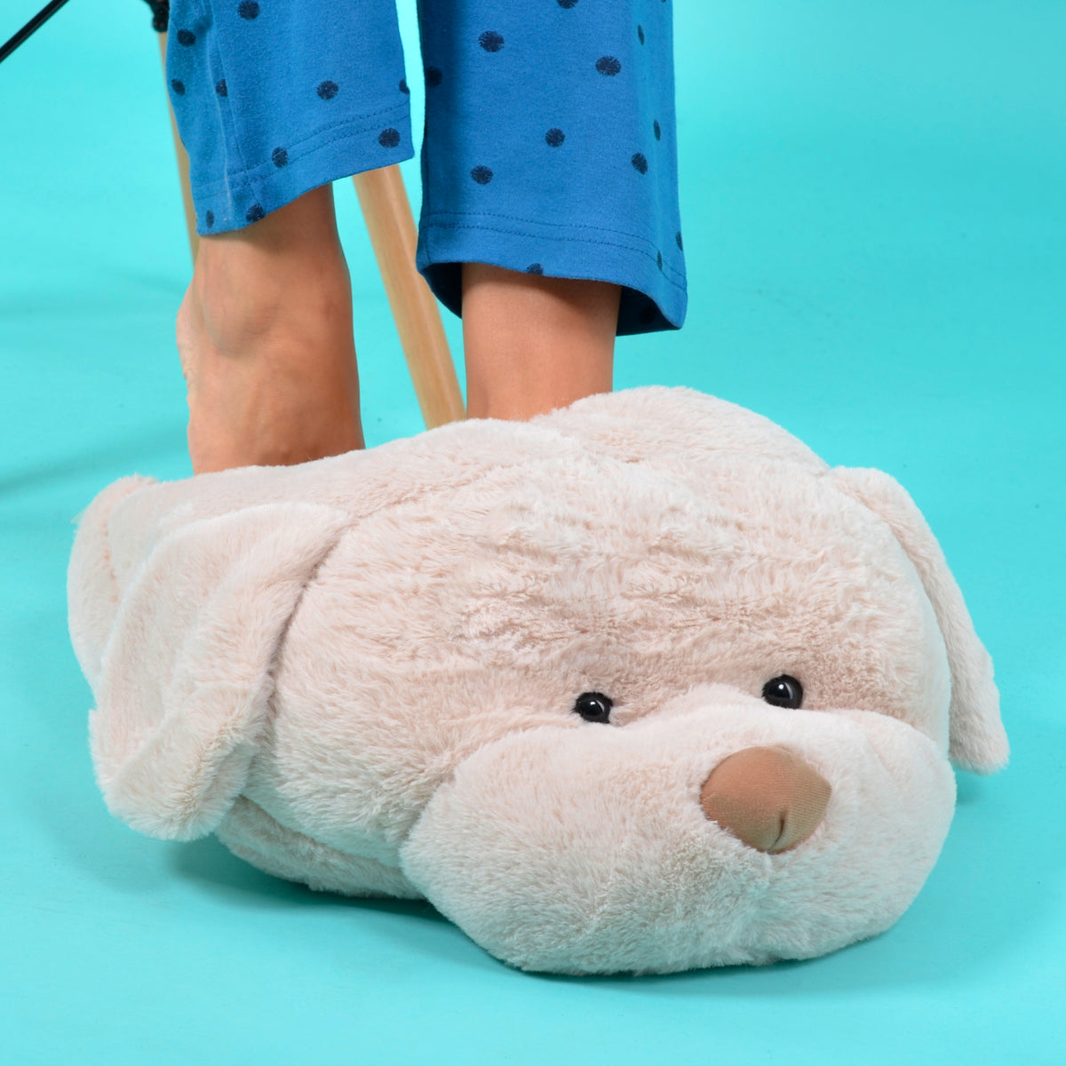 Cuscino scaldapiedi peluche cane Preziosa 0016 caldo morbido