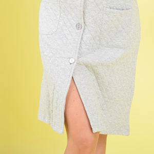 Vestaglia donna trapuntata grigio Cippi 4969