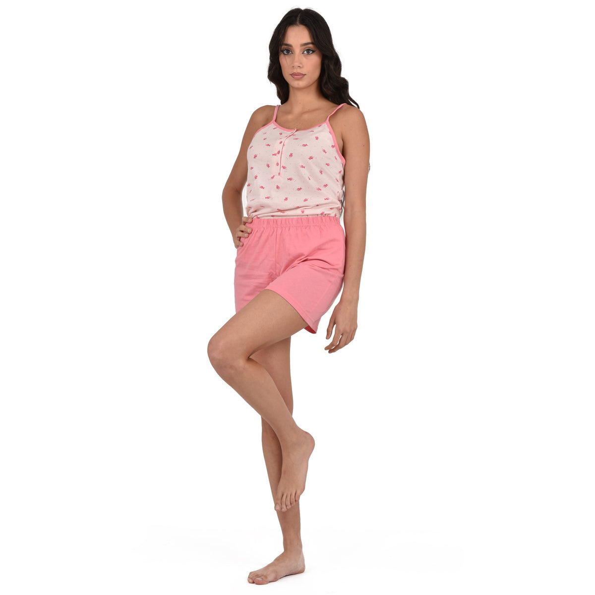 Pigiama donna estivo corto Cippi 8685 cotone