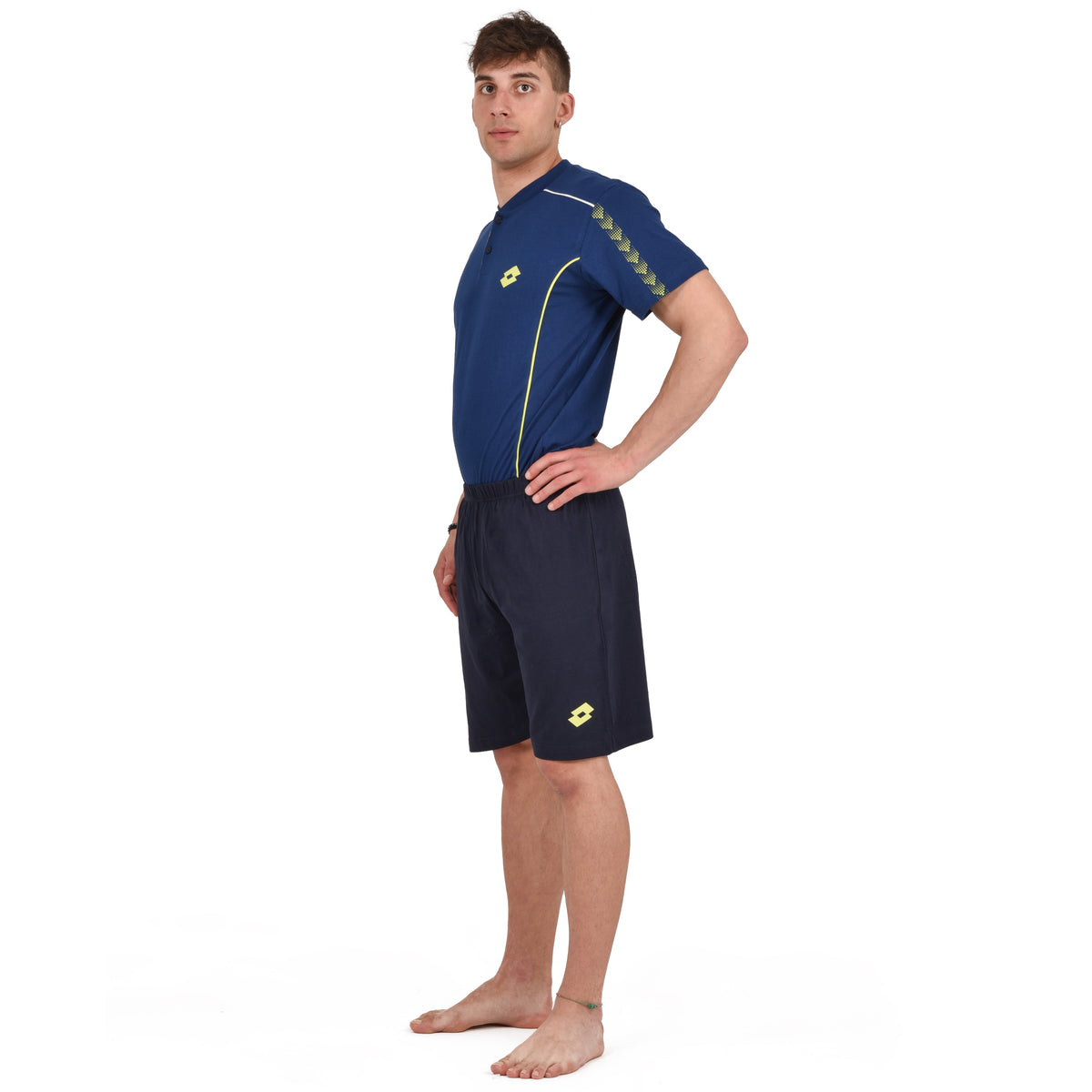 Pigiama uomo estivo Lotto LP1111 100% cotone