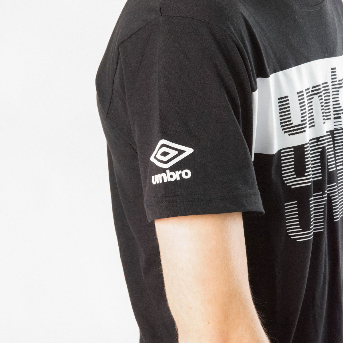 Pigiama uomo corto cotone Umbro completo casa nero 10202