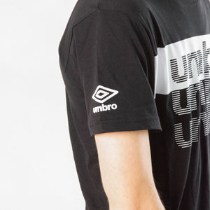 Pigiama uomo corto cotone Umbro completo casa nero 10202