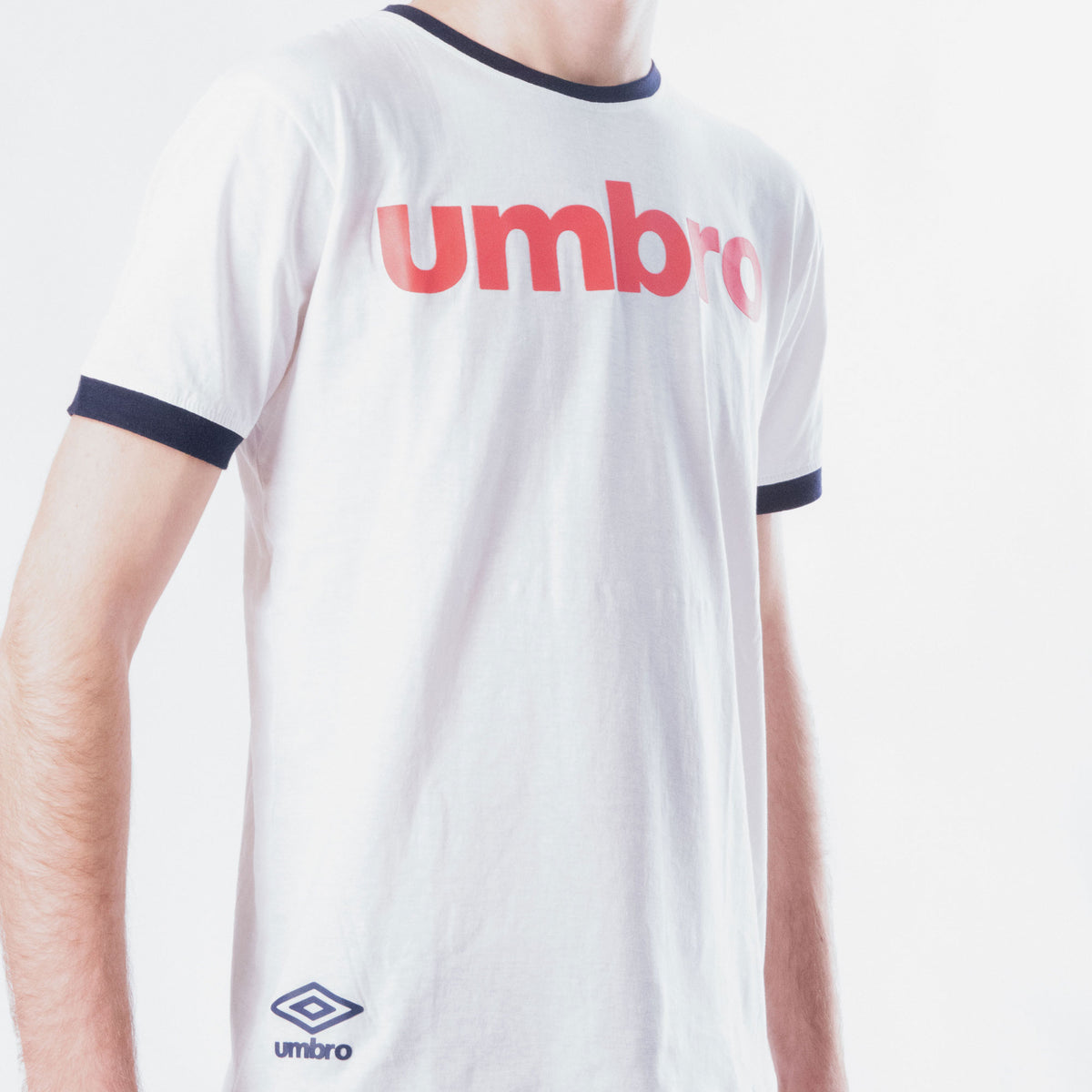 Pigiama uomo corto cotone Umbro completo bianco blu 10201