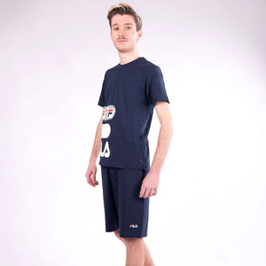 Pigiama uomo Fila FPS1058 in cotone navy
