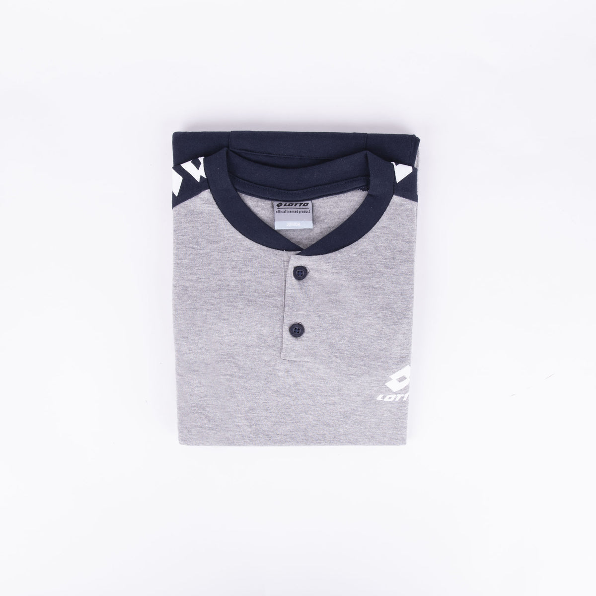 Pigiama ragazzo Lotto LP8029 corto cotone grigio melange