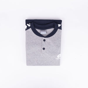 Pigiama ragazzo Lotto LP8029 corto cotone grigio melange