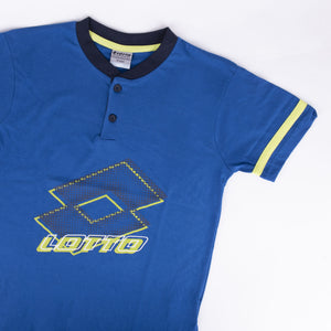 Pigiama ragazzo Lotto LP8025 corto cotone bluette