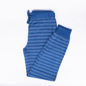 Pigiama donna Laura Biagiotti manica lunga cotone righe 96377 blu
