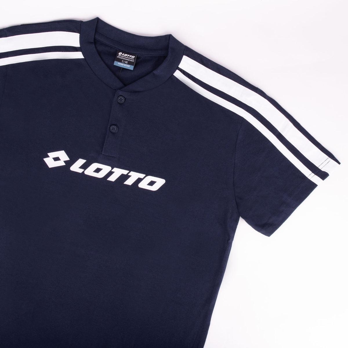 Pigiama uomo Lotto LP5072 corto cotone blu
