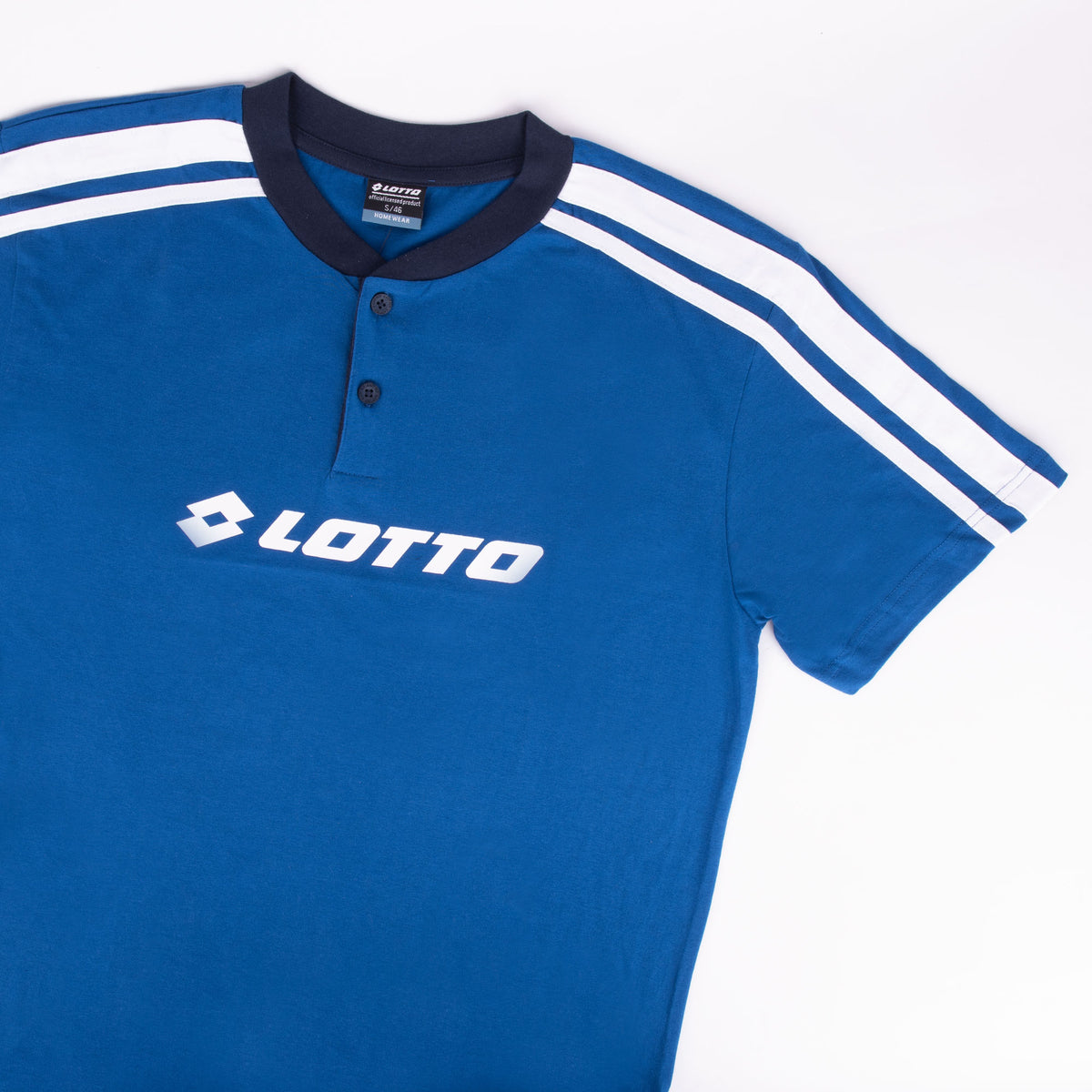 Pigiama uomo Lotto LP5072 corto cotone bluette