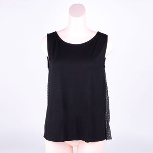 Canotta donna Jadea 4161 Var.2 viscosa nera pois