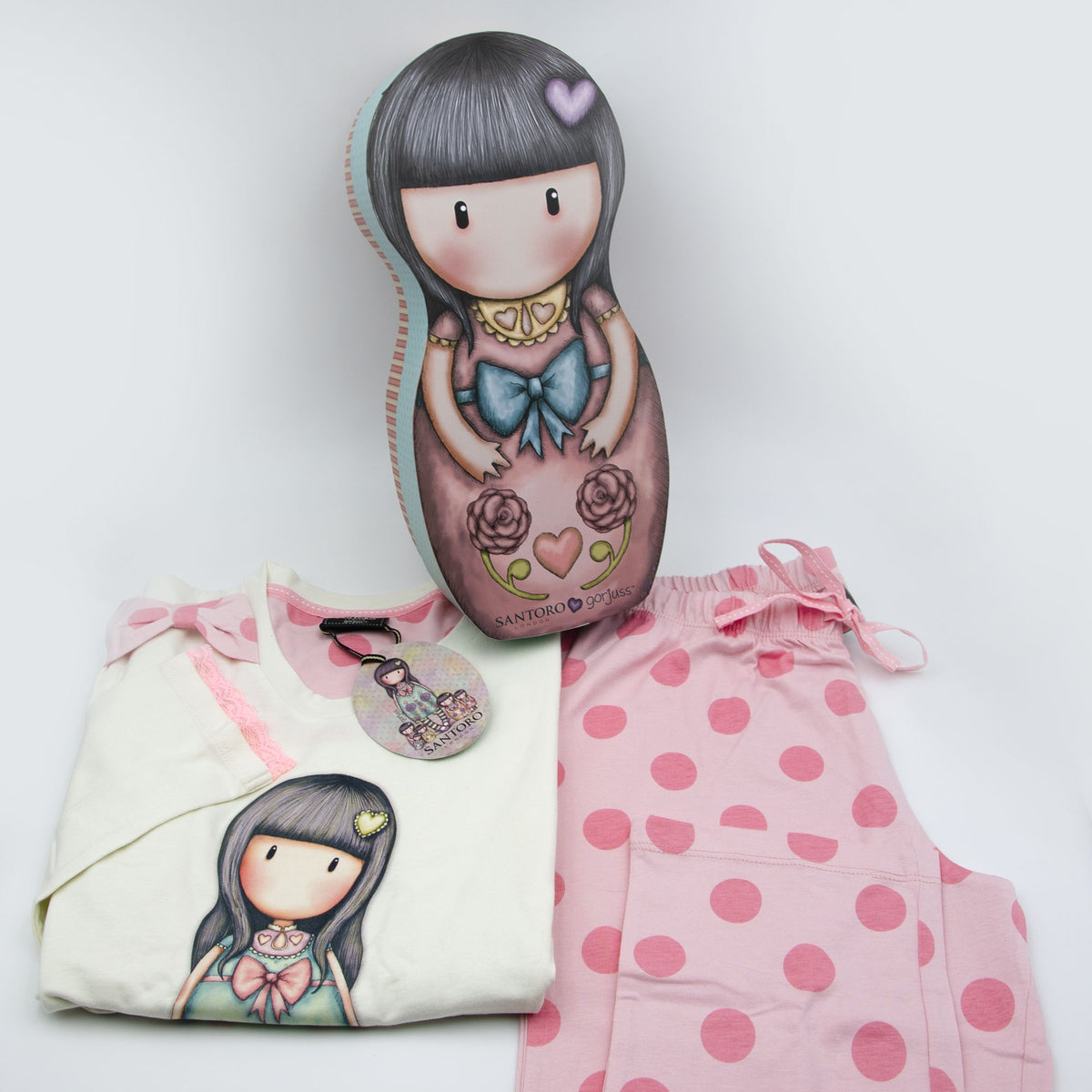 Pigiama bambina Santoro Gorjuss 54655 caldo cotone