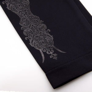 Leggings donna Omsa Soony con stampa nero