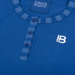 Pigiama donna Laura Biagiotti 96380 corto blu