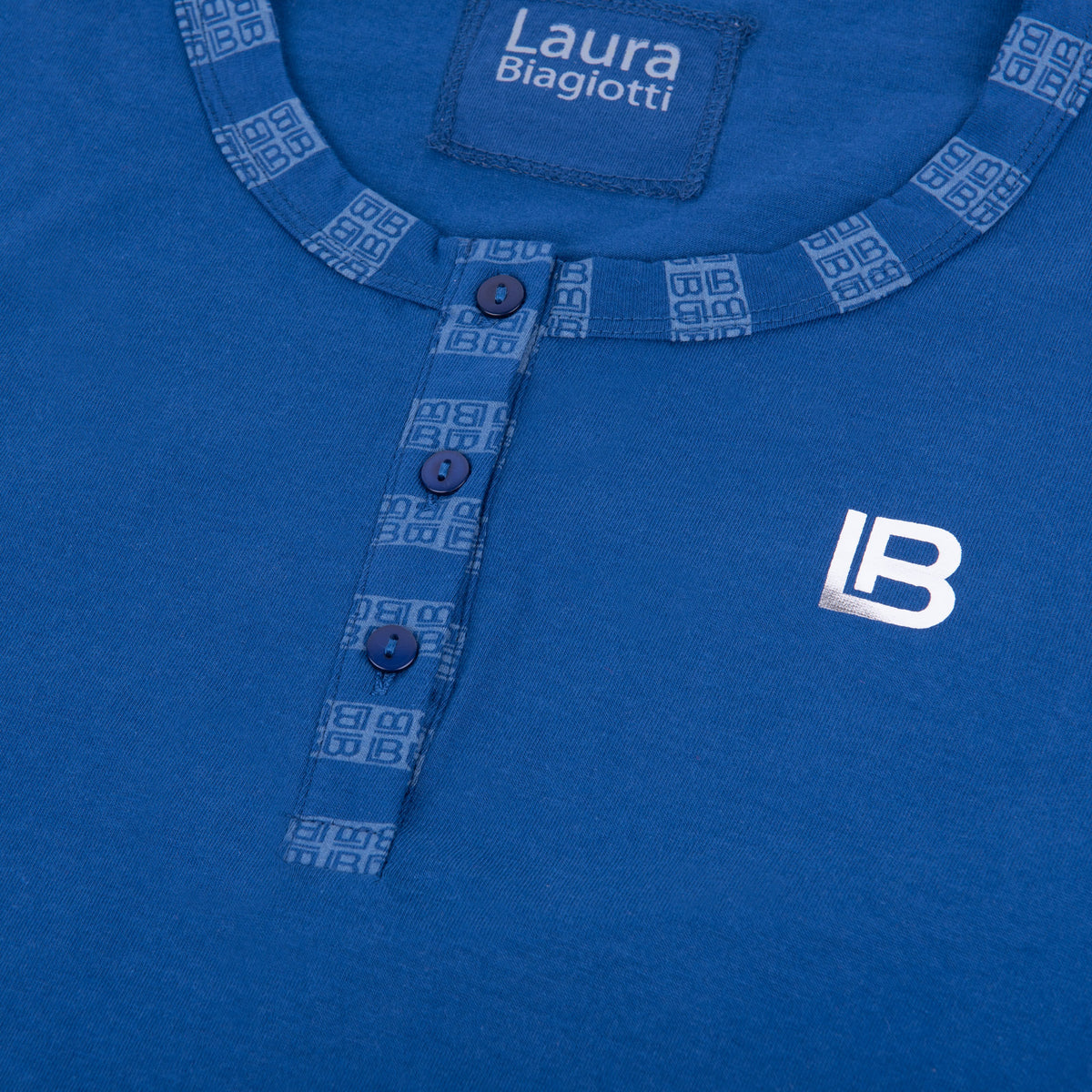 Pigiama donna Laura Biagiotti 96380 corto blu