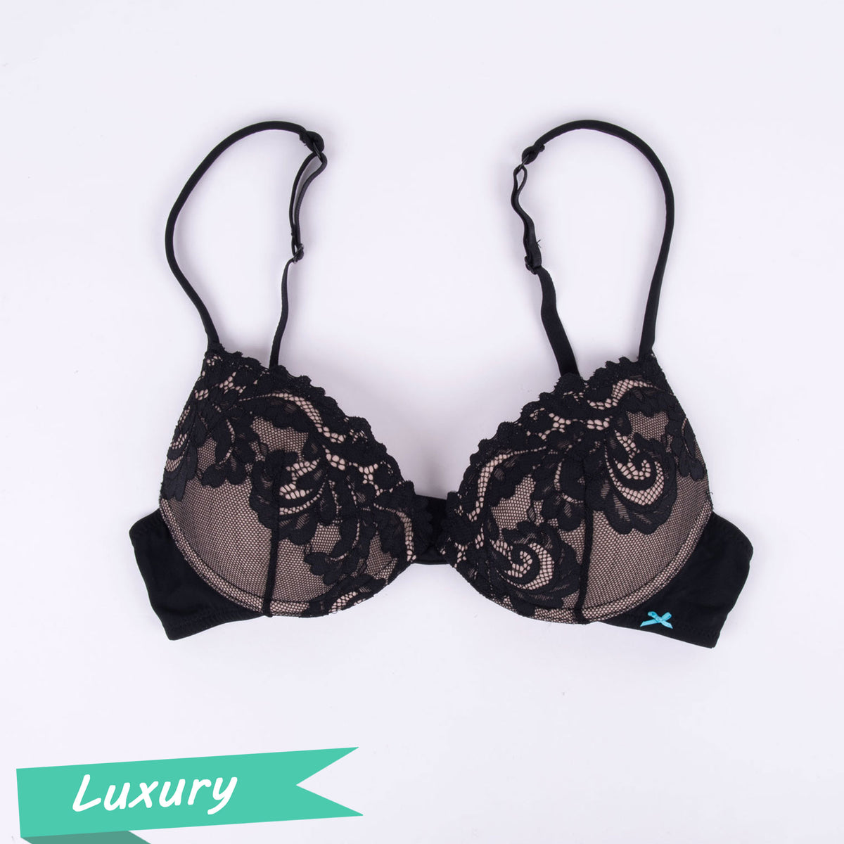 Reggiseno push up Infiore 5000 con ferretto in raffinato pizzo