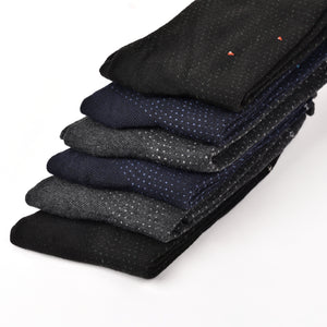Calze uomo corte Meritex caldo cotone a fantasia 1713 6 paia