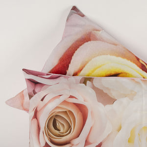 Copripiumino letto matrimoniale Biancaluna set copripiumino + due federe rose Antiga