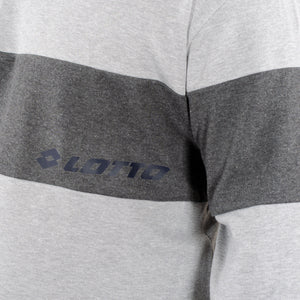 Pigiama uomo Lotto LP4066 in caldo cotone con polsini grigio