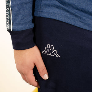 Pigiama uomo Kappa 21271 caldo cotone sportivo con polsini jeans