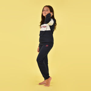 Pigiama bambina ragazza Lotto LP2061 caldo cotone blu