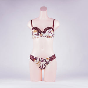 Coordinato Jadea 4246 reggiseno balconcino + brasiliano seta