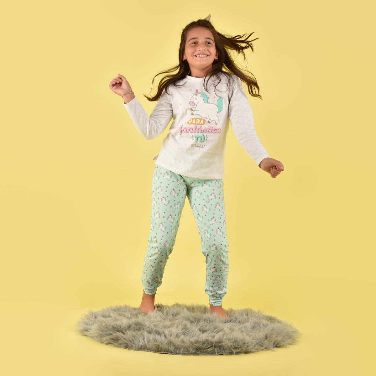 Pigiama bimba caldo cotone Mr. Wonderful 55742 unicorno