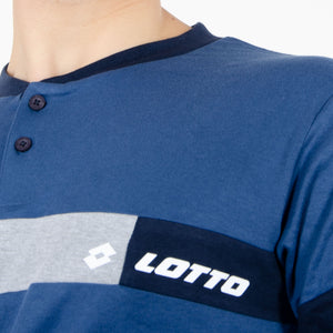 Pigiama uomo Lotto LP4070 caldo cotone jeans con polsini