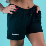 Pantaloncino donna corto cotone Superga SWS 22123 nero
