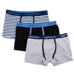 Boxer moda Rossoporpora ub-1564 in cotone fantasia 3 pezzi
