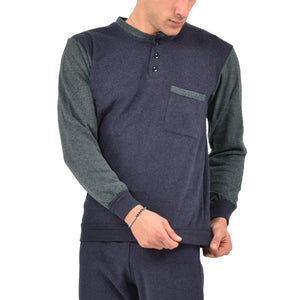 Pigiama uomo punto milano caldissimo Karel SE5417