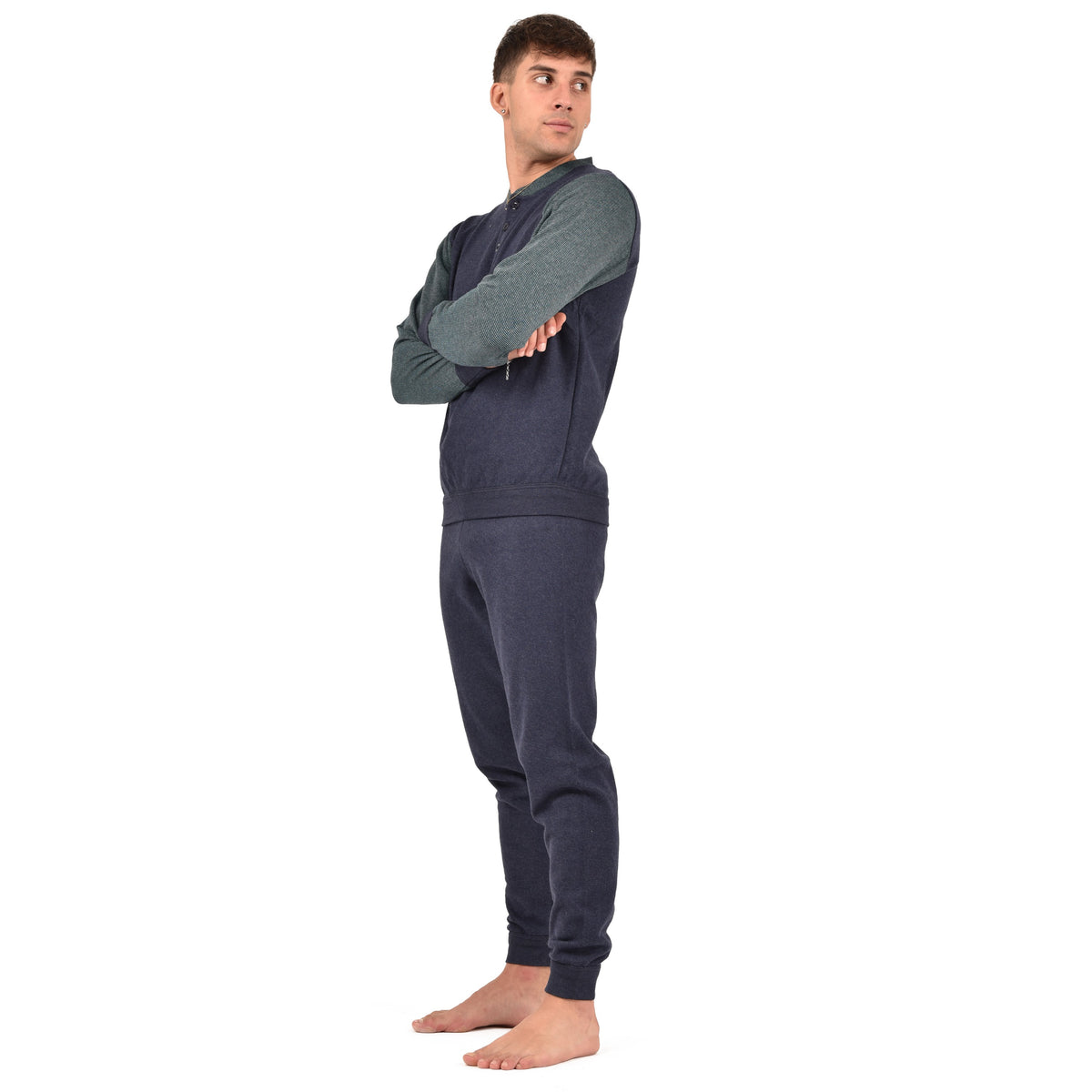 Pigiama uomo punto milano caldissimo Karel SE5417