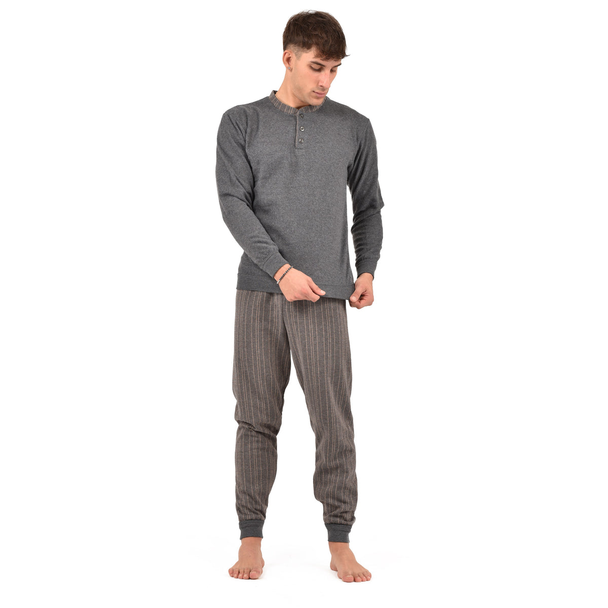 Pigiama uomo in caldo punto milano Karel SE5400