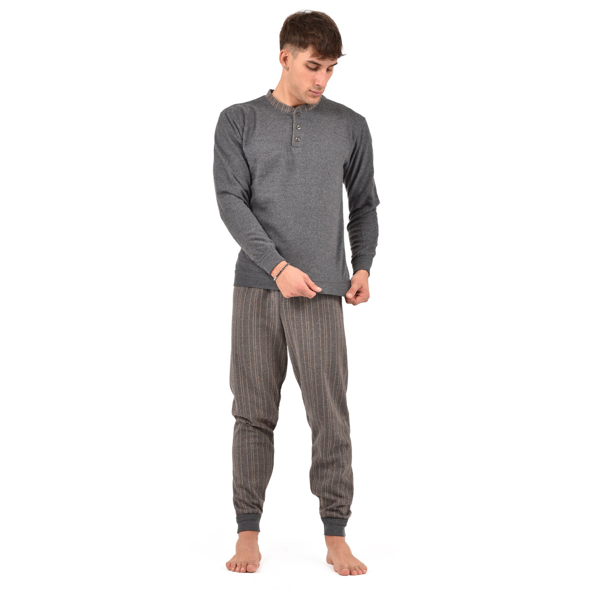Pigiama uomo in caldo punto milano Karel SE5400