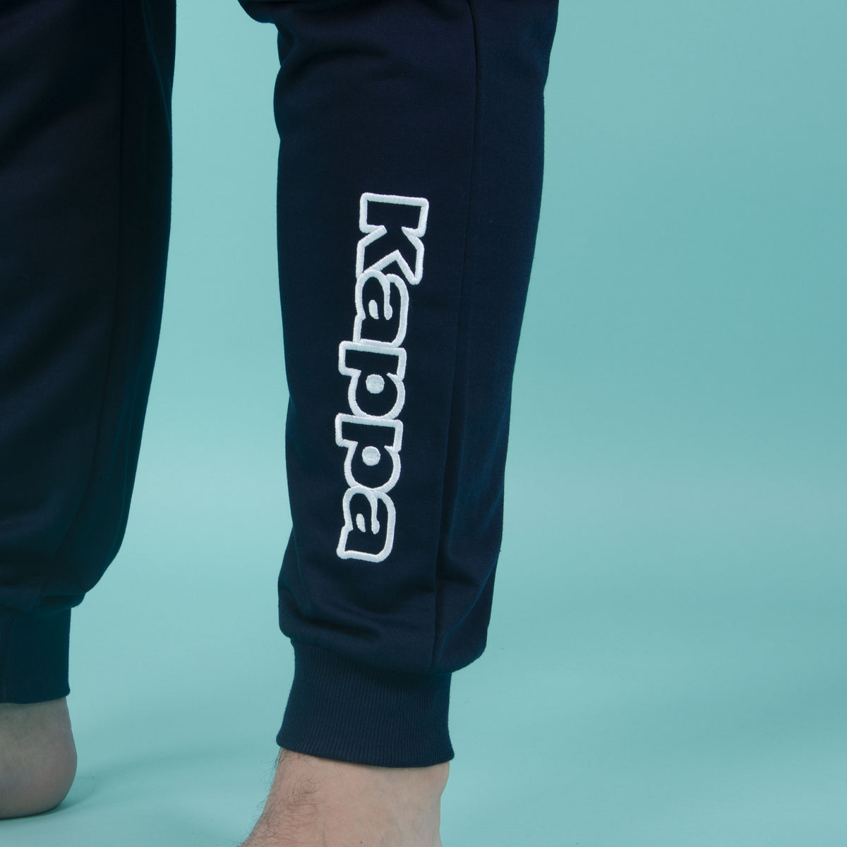 Pigiama uomo stile tuta Kappa KMS 22850 cotone Jeans Melange
