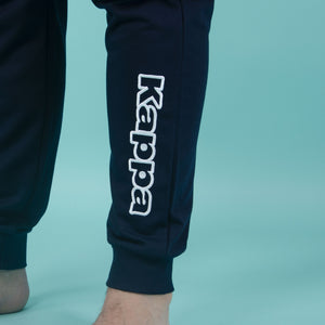 Pigiama uomo stile tuta Kappa KMS 22850 cotone Jeans Melange
