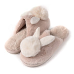 Pantofole coniglietto ecopelliccia calde e tenere 0013 beige