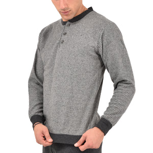 Pigiama uomo caldo e morbido punto milano Karel SE5401