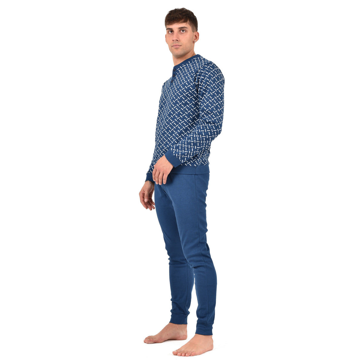Pigiama uomo in caldo cotone Ambro U8002.23